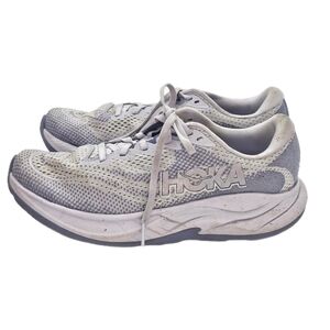 Hoka Rincon 4 Womens Running Shoes Stardust Cosmic Grey Size 8.5 Lightweight